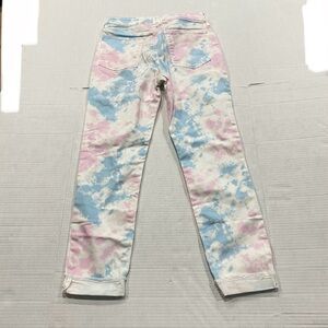 Gap Denim Tye Dye Jeans Girls Size 16 Stretch Jegging Ankle